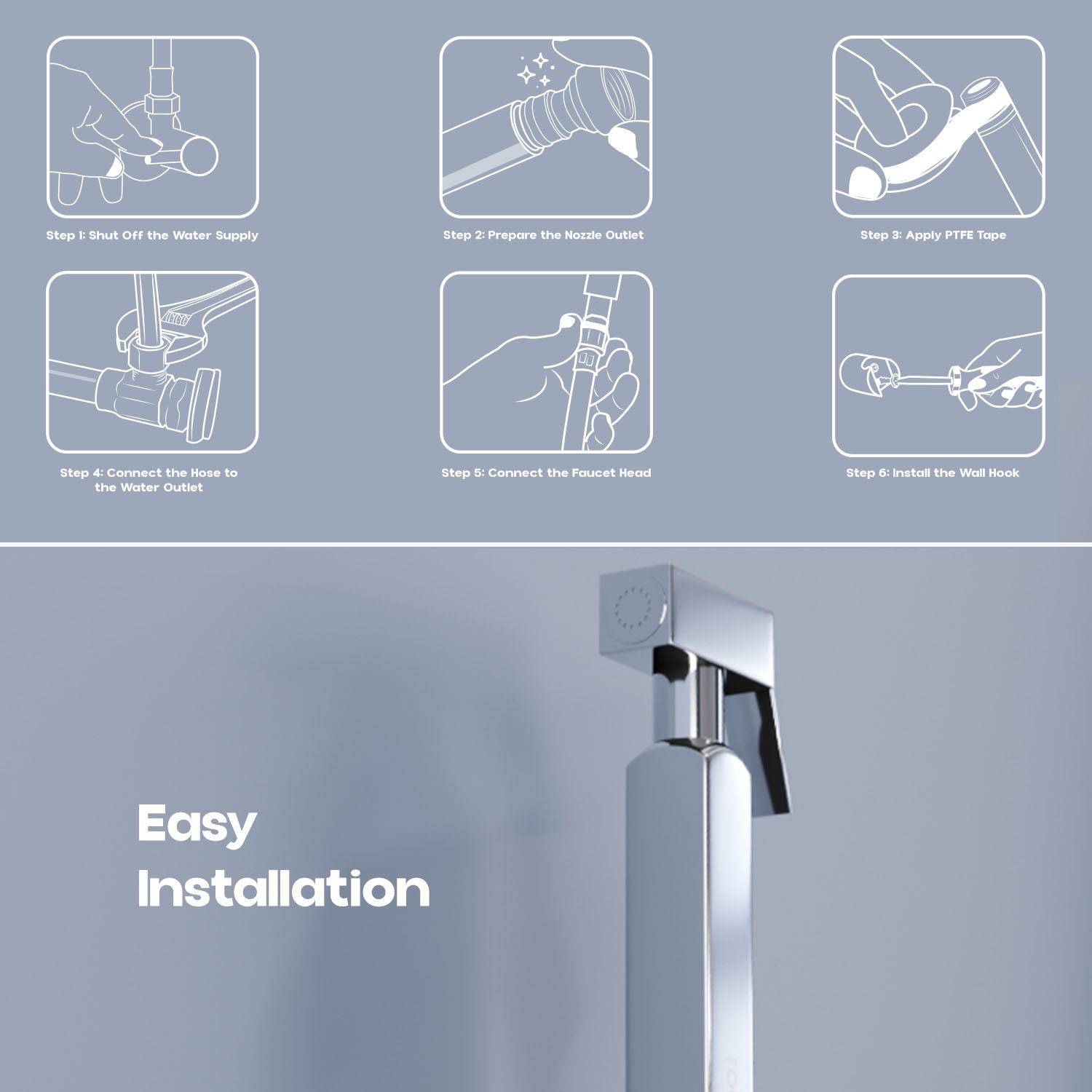 Brass Pro - X1 | Health Faucet Set