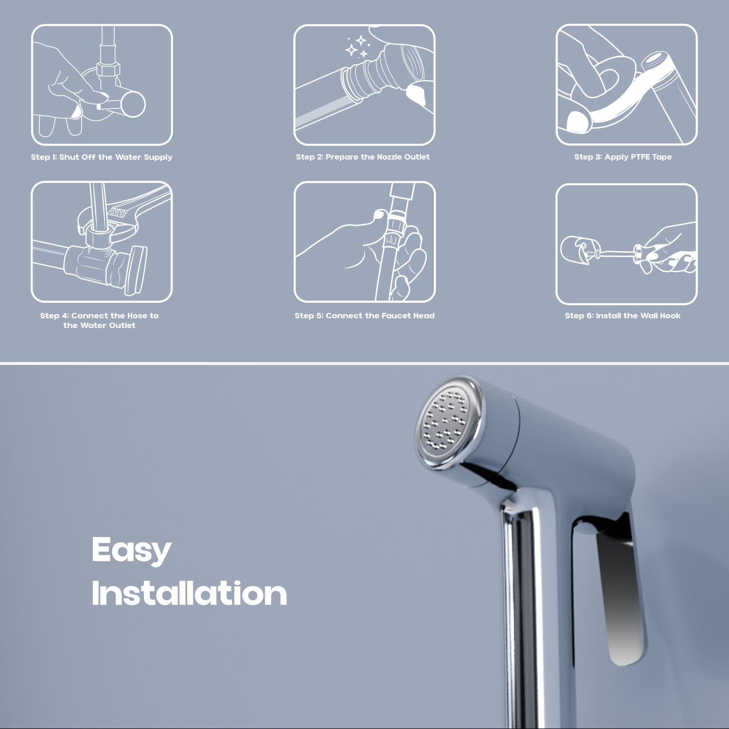 Brass Pro - X2 | Health Faucet Set