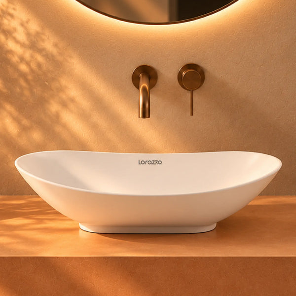 Luna Table Top Wash Basin (650 × 350 × 110 mm)
