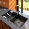 gun metal sink