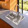 Lustr™ Single Bowl SS304 Kitchen Sink – 16 x 18 inches | 20-Year Warranty