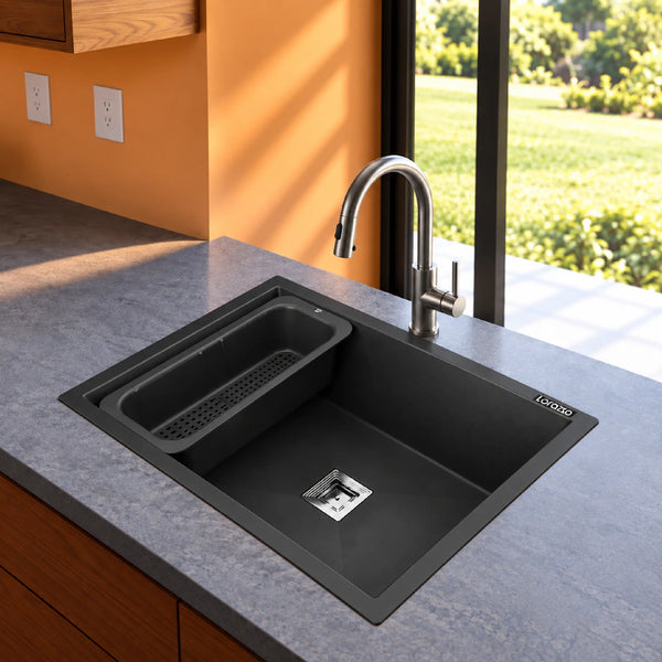 Quartz Kitchen Sink - 24X18 inches