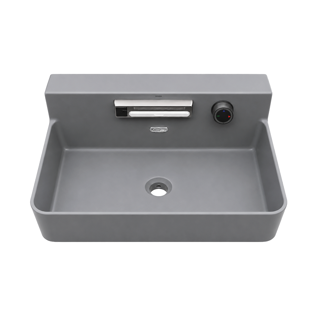 Integrated Wall Mount Smart Wash Basin (600x490x240 mm)