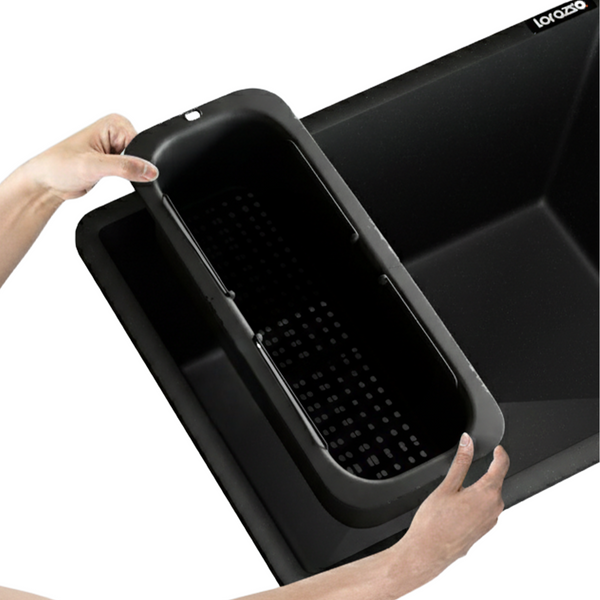 Over-the-Sink ABS Colander Basket hover