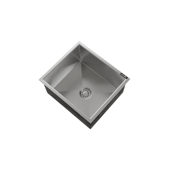 Lustr™ Single Bowl SS304 Kitchen Sink – 16 x 18 inches | 20-Year Warranty