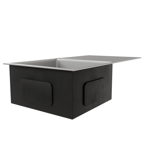 Lustr™ SS304 Kitchen Sink with Drainboard –  37 x 18 inches hover