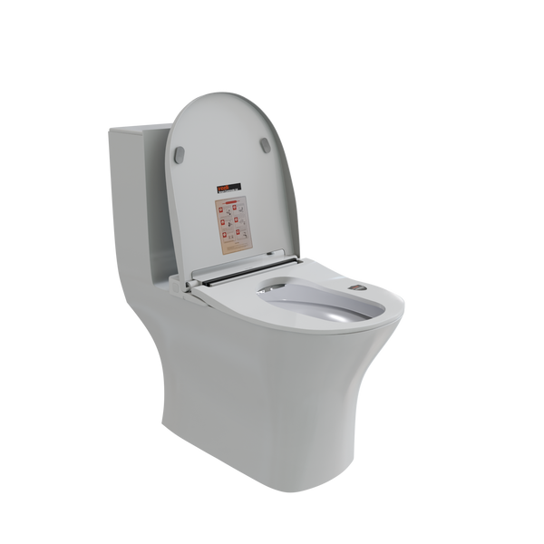 Intelli Smart Commode - One Piece Western Toilet - 62 x 35 x 74cm hover