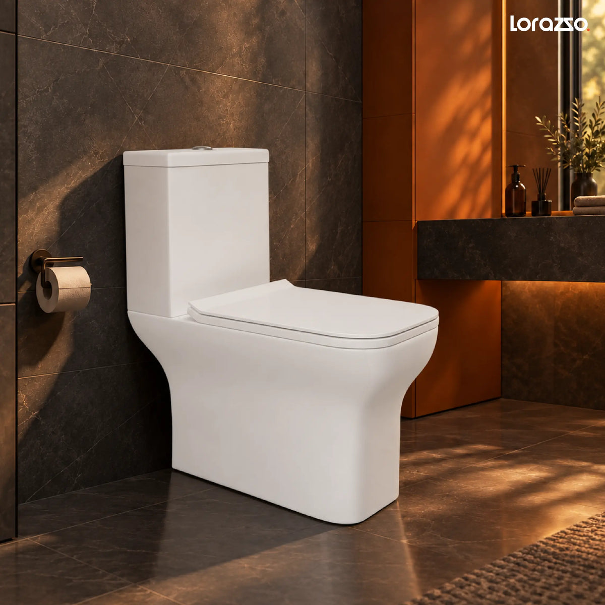 Tyrell One-Piece Commode - Boxrim & Siphonic