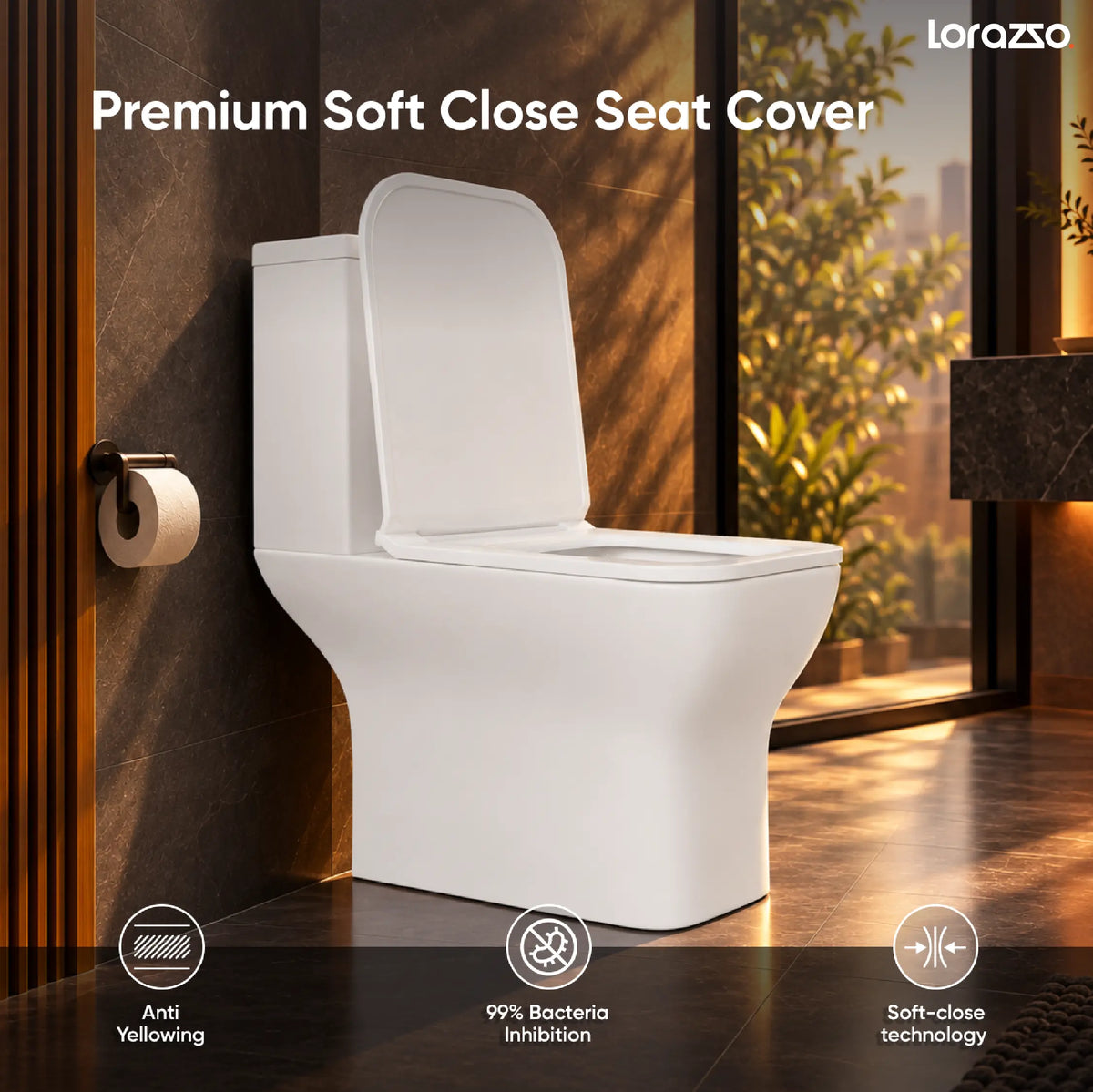 Tyrell One-Piece Commode - Boxrim & Siphonic