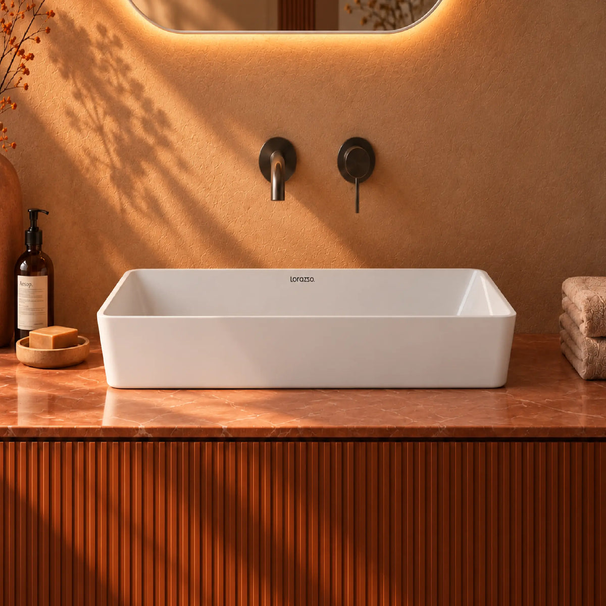Vero Table Top Wash Basin (25x16x5 Inch)