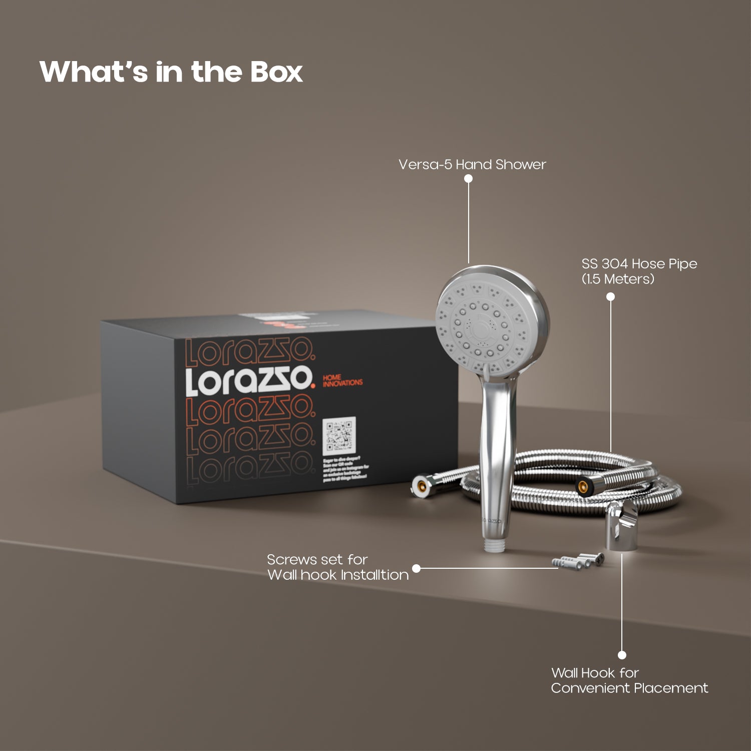 Versa 5-Function Hand Shower Set – Lorazzo