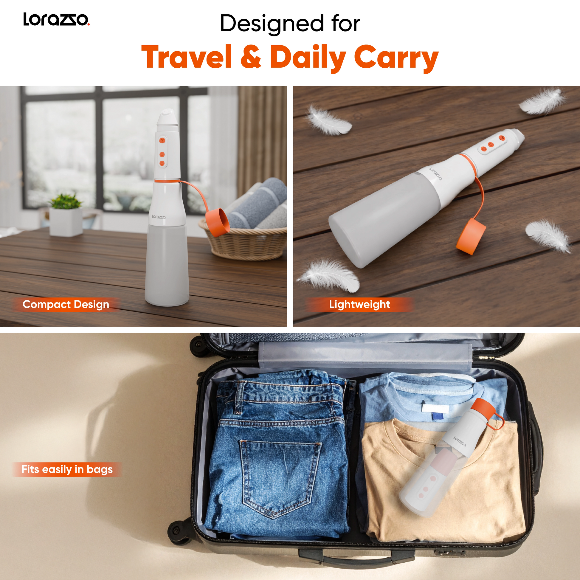 portable jet spray for travel