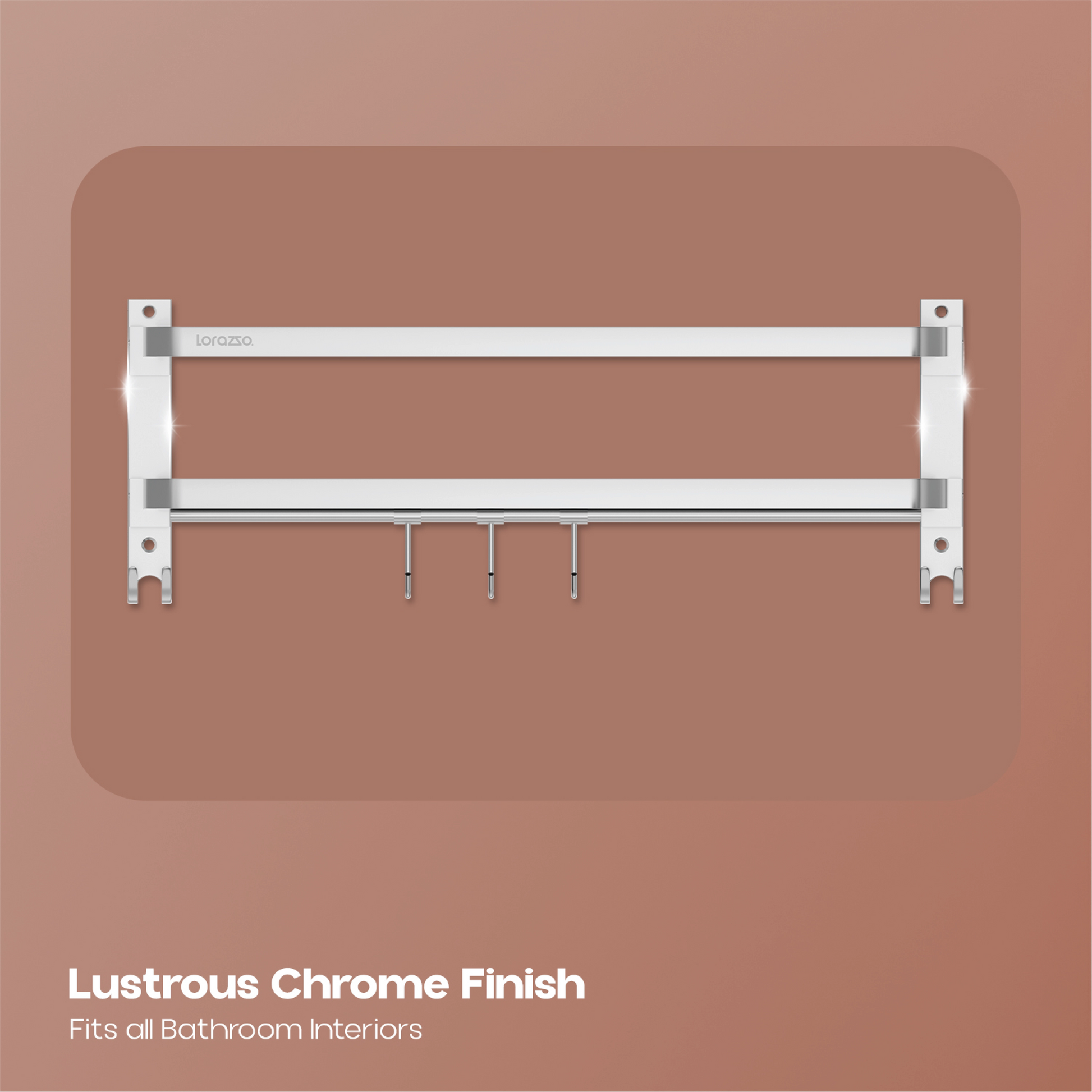 Folding Towel Rack - 24 inches