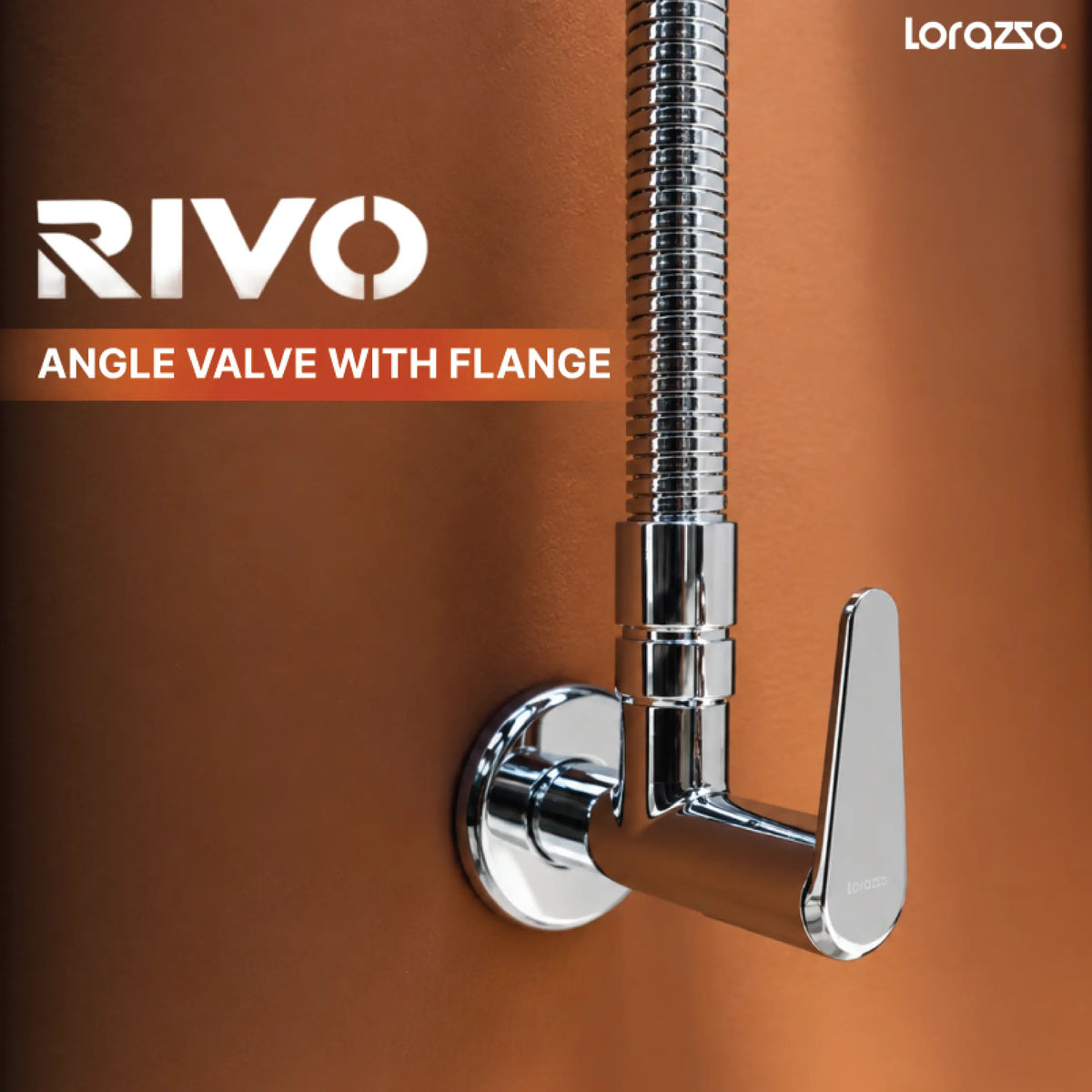 Rivo Angle Valve with Flange – Wall Mount Angle Valve