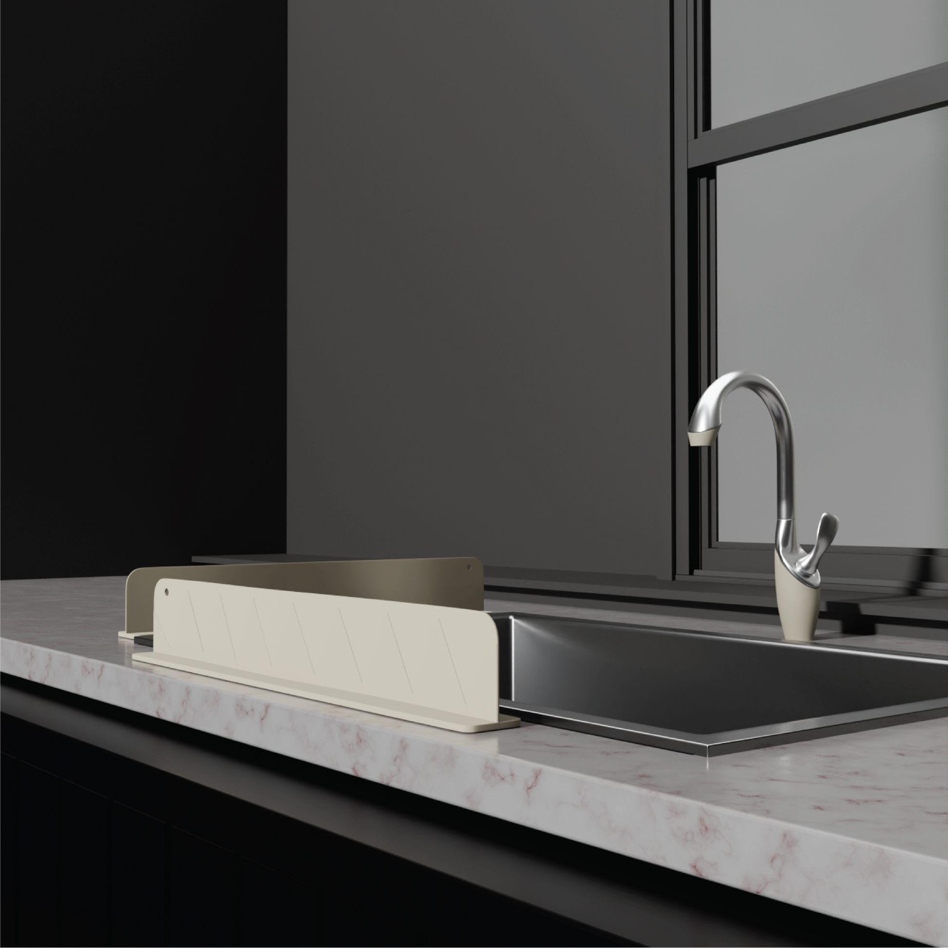 Splash Guard for Kitchen Sink – Strong Suction Grip & Water Splash Protection