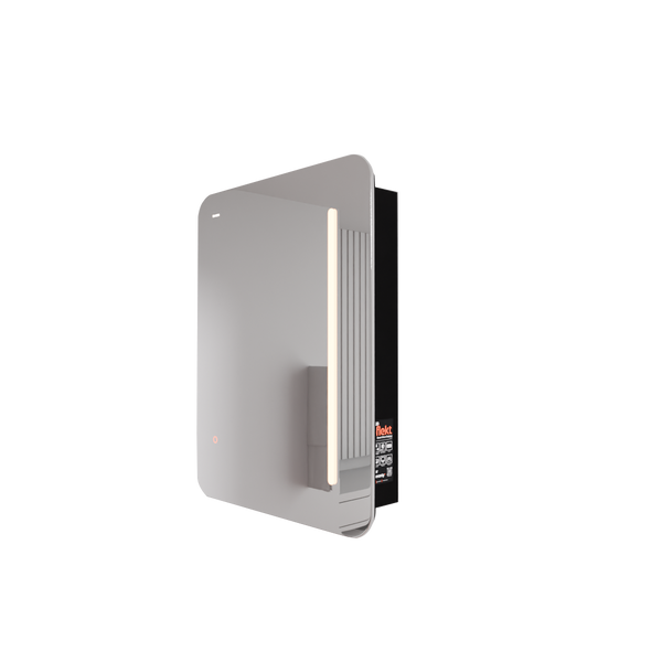 Reflekt™ Smart LED Mirror Cabinet (24×18 Inches) with Storage