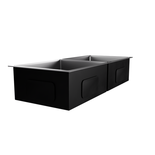 Lustr™ Double Bowl SS304 Kitchen Sink – 45 × 20 inches | 20-Year Warranty hover