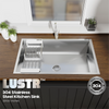 Lustr™ Single Bowl SS304 Kitchen Sink (32 x 20 inches)