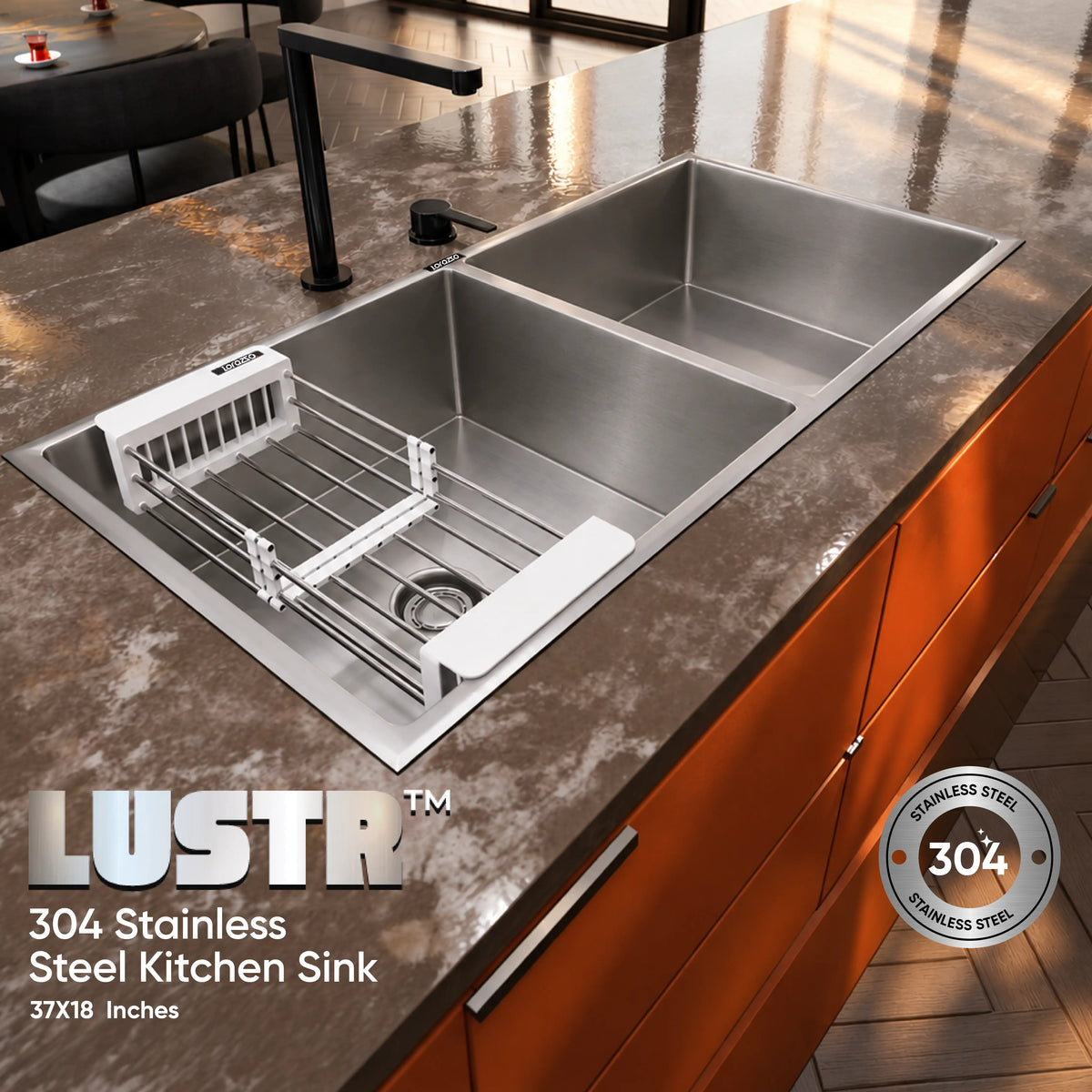 silver kitchen sink